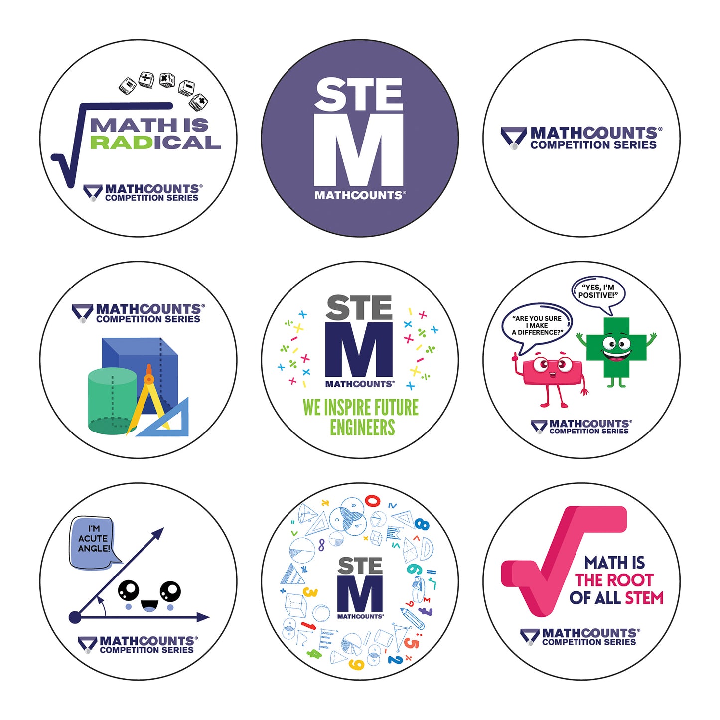 NEW MC2506 PACK OF 25 Stickers