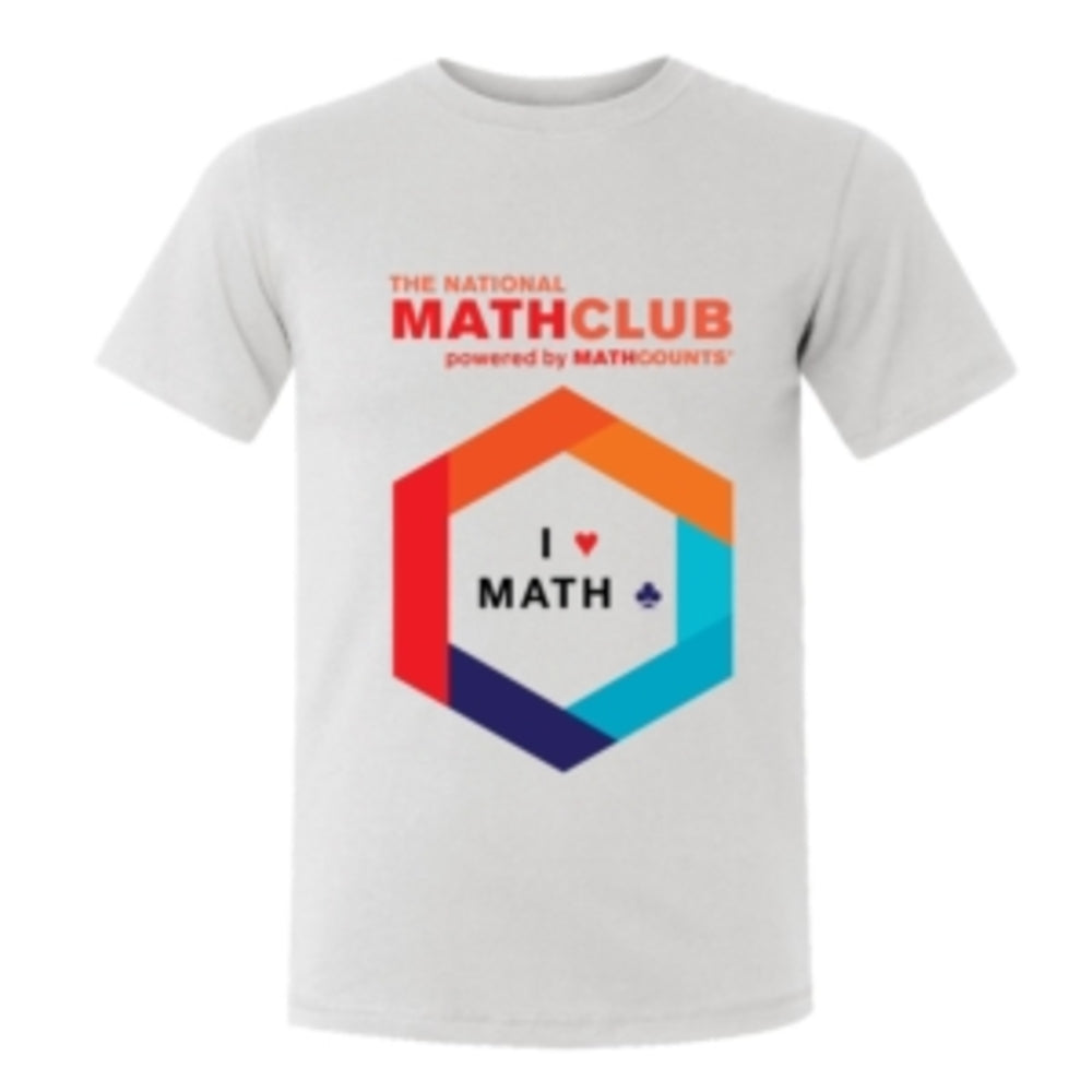 MC1481C “I Love MathClub” Tee