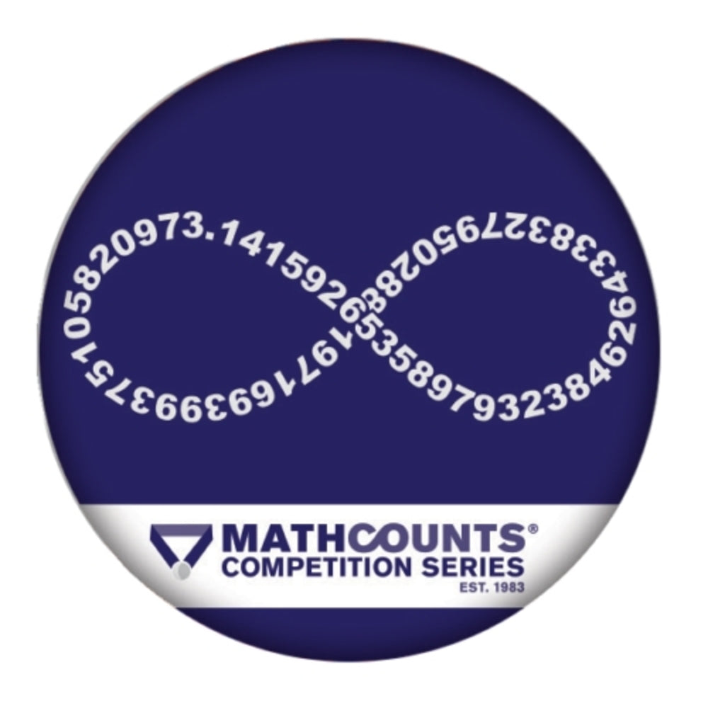 MC1608 “Infinity” 2¼” Button with Pin Back WHILE SUPPLIES LAST