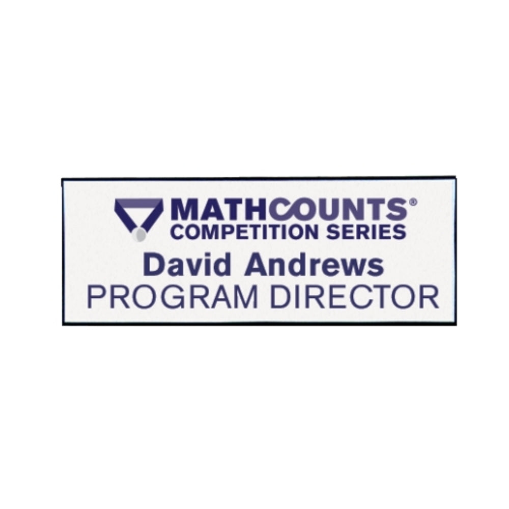 MC2752F Namebadge (2 Line Engraved)