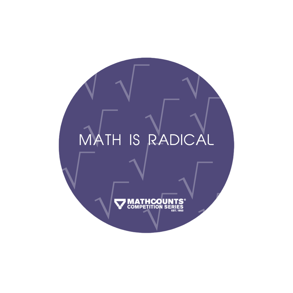 MC2307 Math is Radical Button